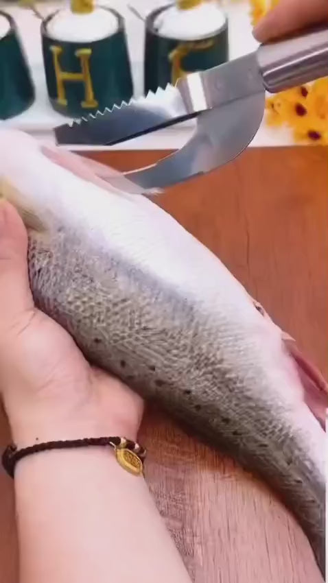 Stainless Steel 3 in 1 Fish Maw Knife